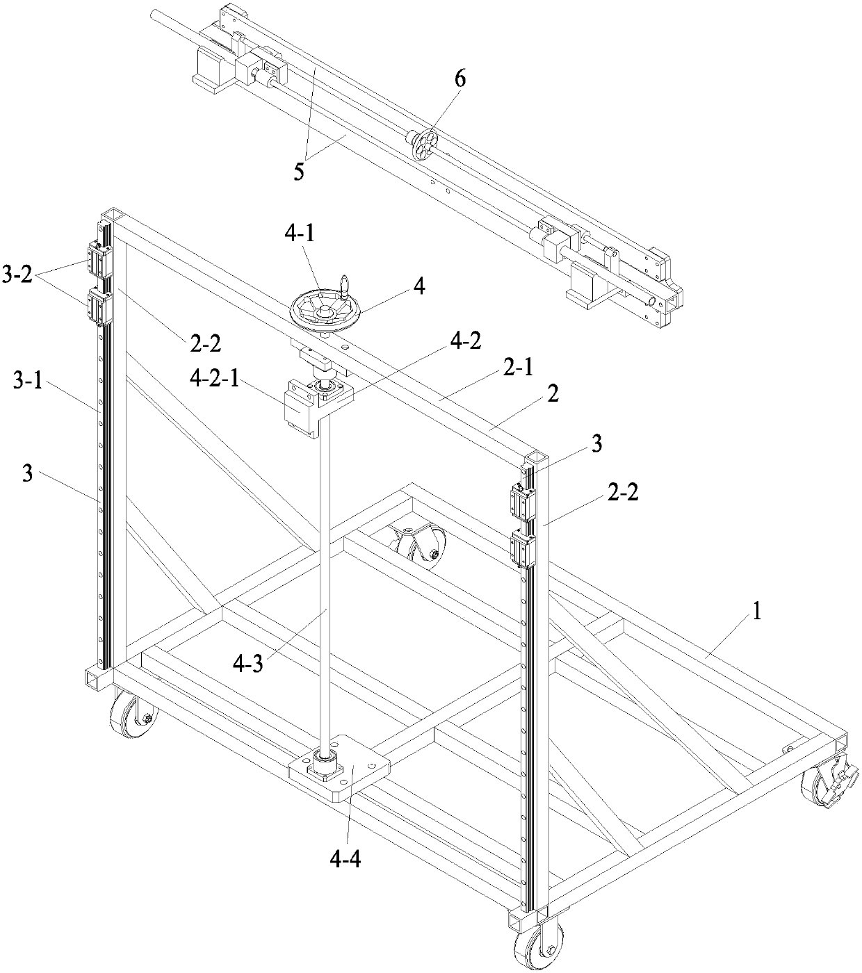 Centering positioning device suitable for vehicle indoors with different internal widths