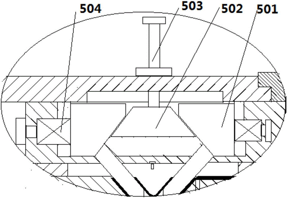 Y-shaped tee joint injection mold with easy-molding function