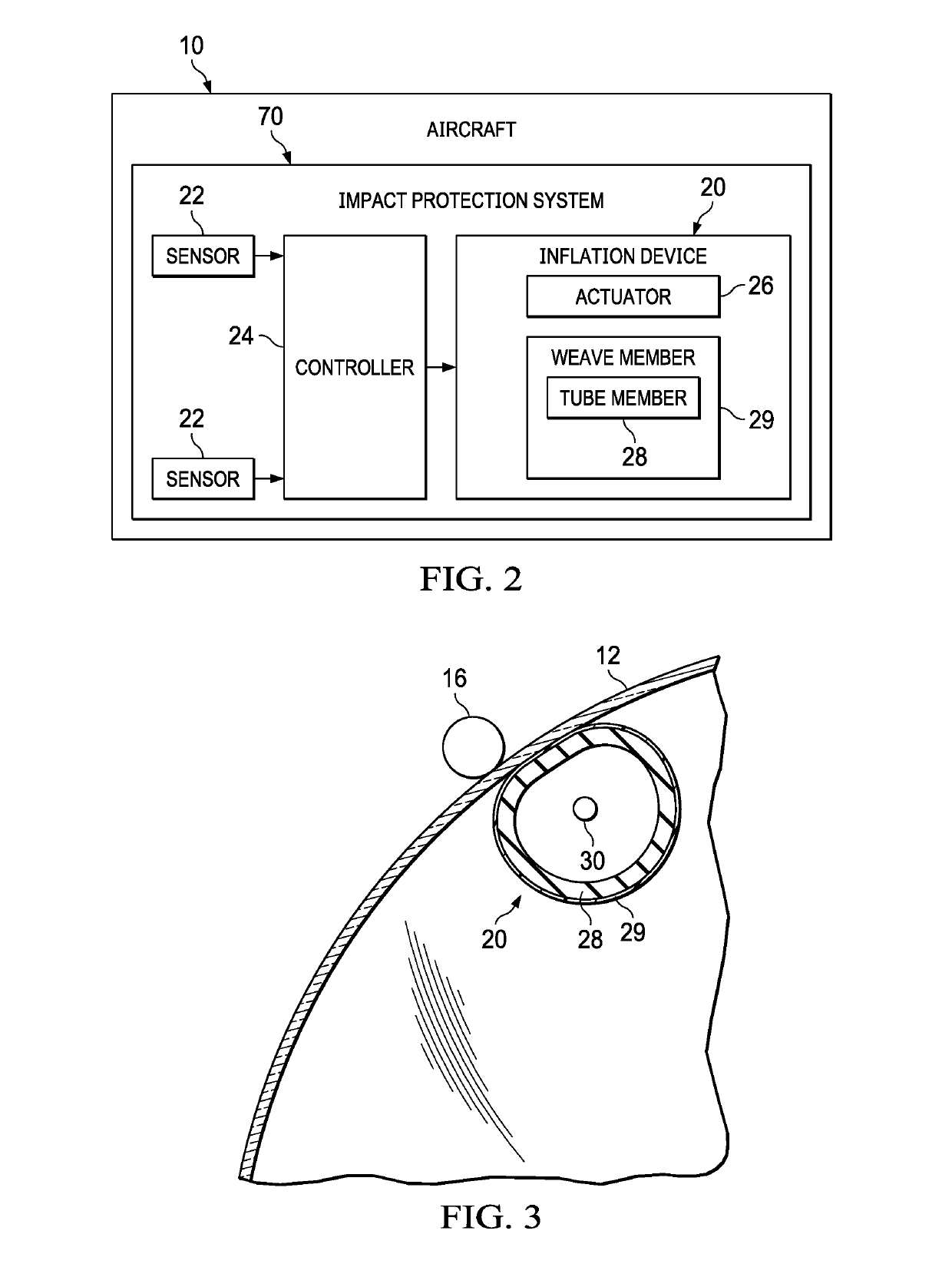 Bird impact resistant protection system