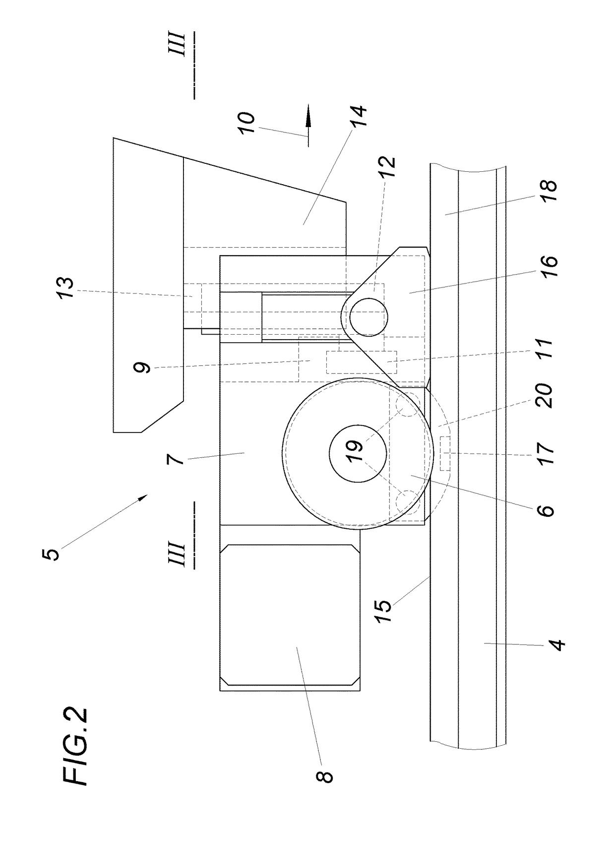 Rail vehicle having a device for finishing the running surface of track rails