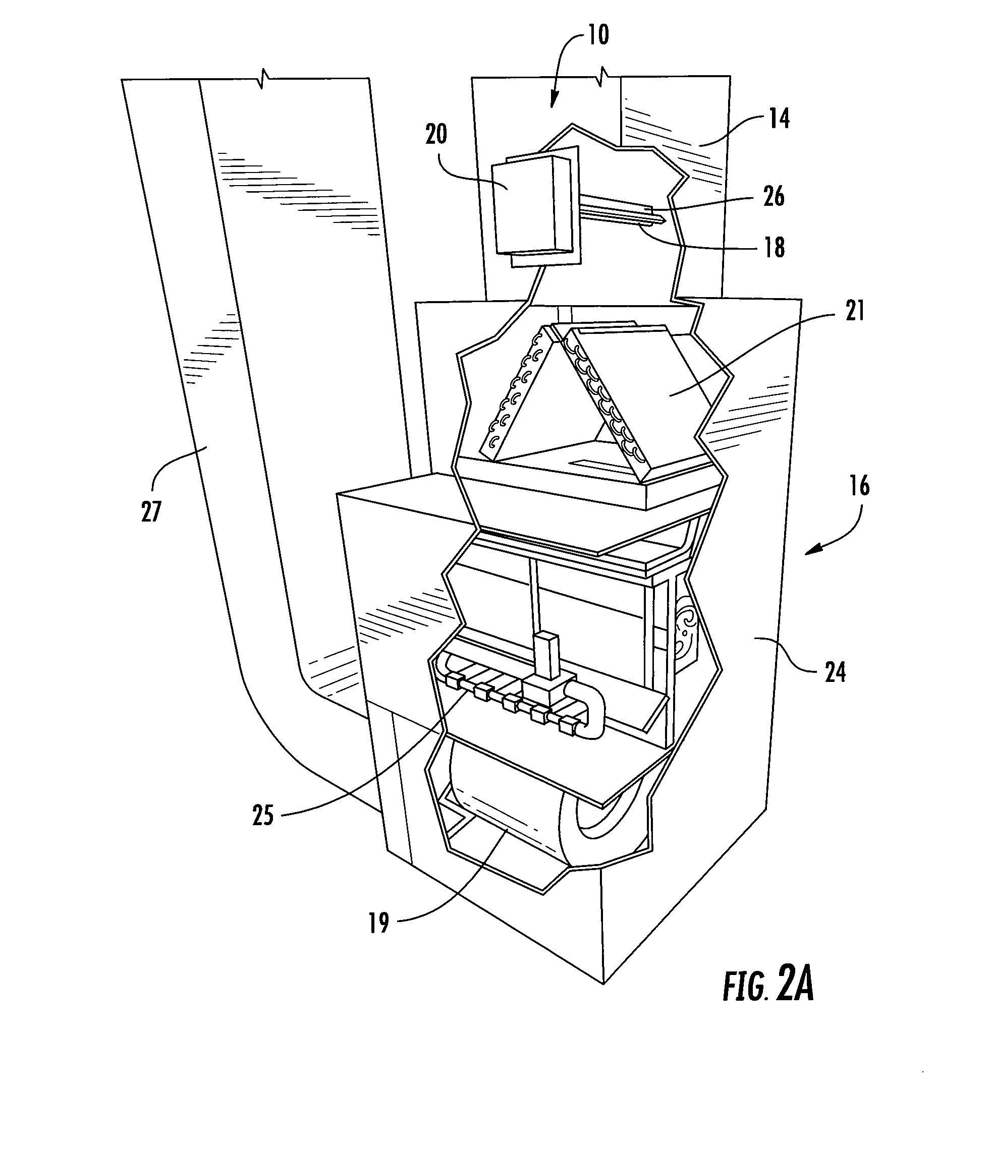 Adsorptive photo-catalytic oxidation air purification device