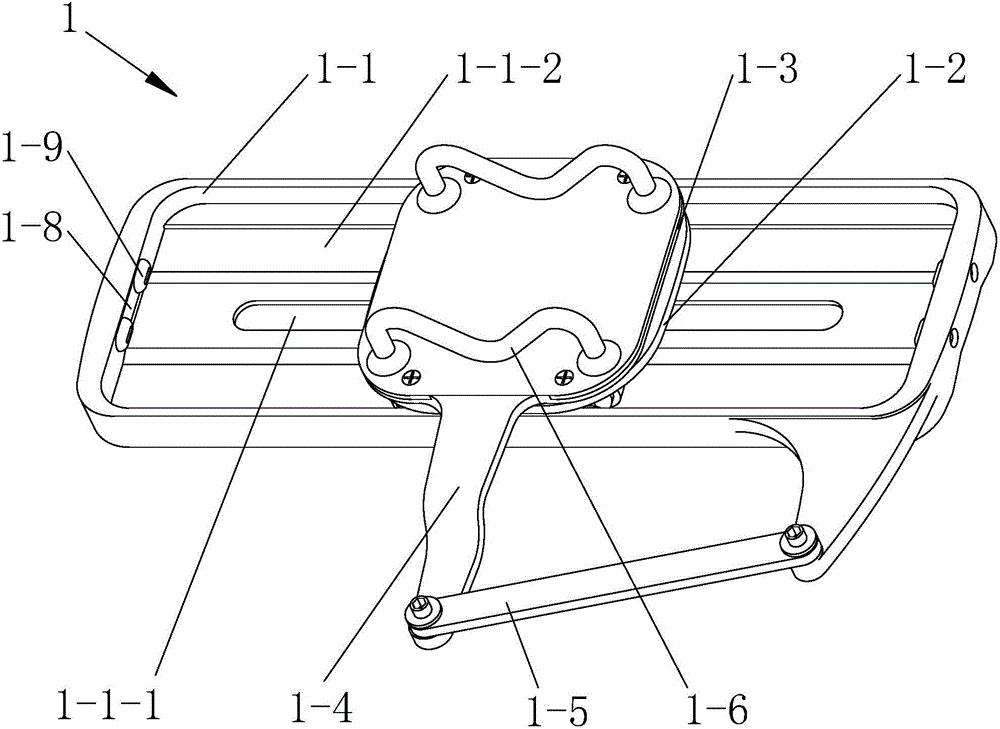 Push-pull rod type bicycle riding balance simulator