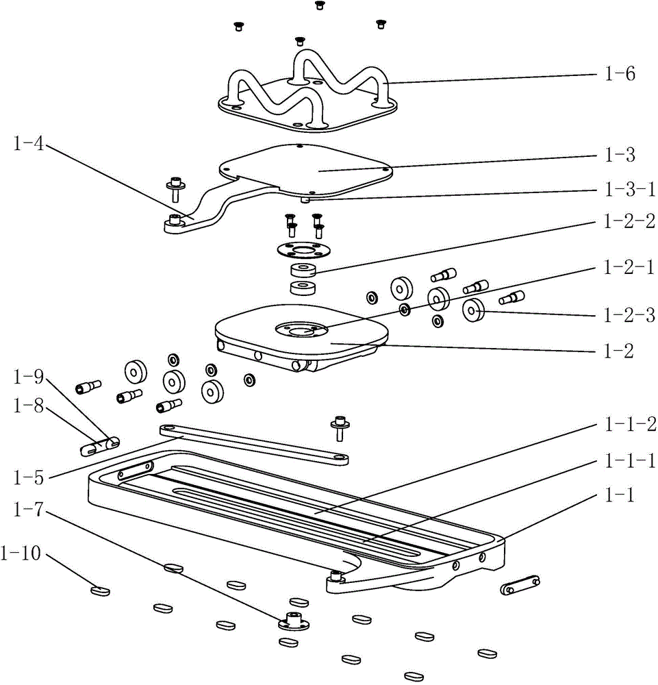 Push-pull rod type bicycle riding balance simulator