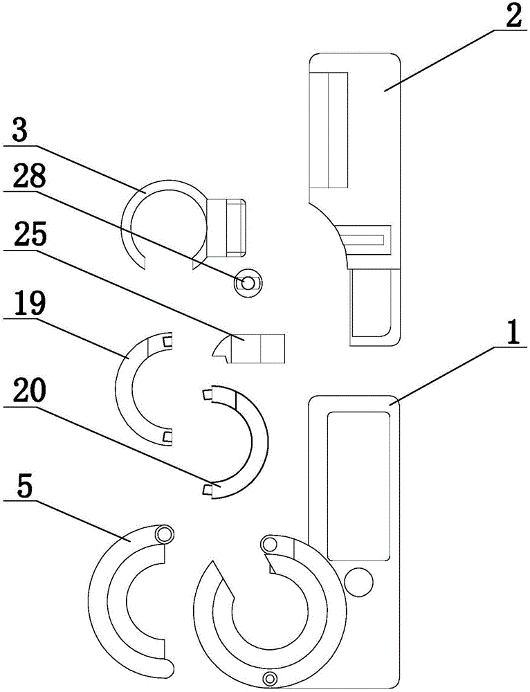 Method for monitoring secondary pressure plate compulsory locking device and state thereof