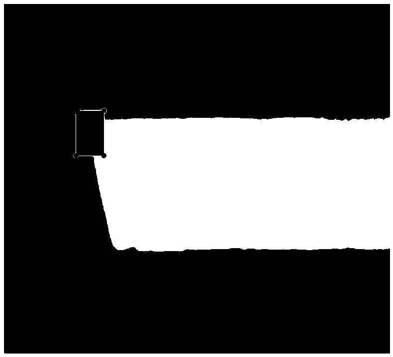 Detecting method for detecting station for edging defect on back layer of rear view mirror