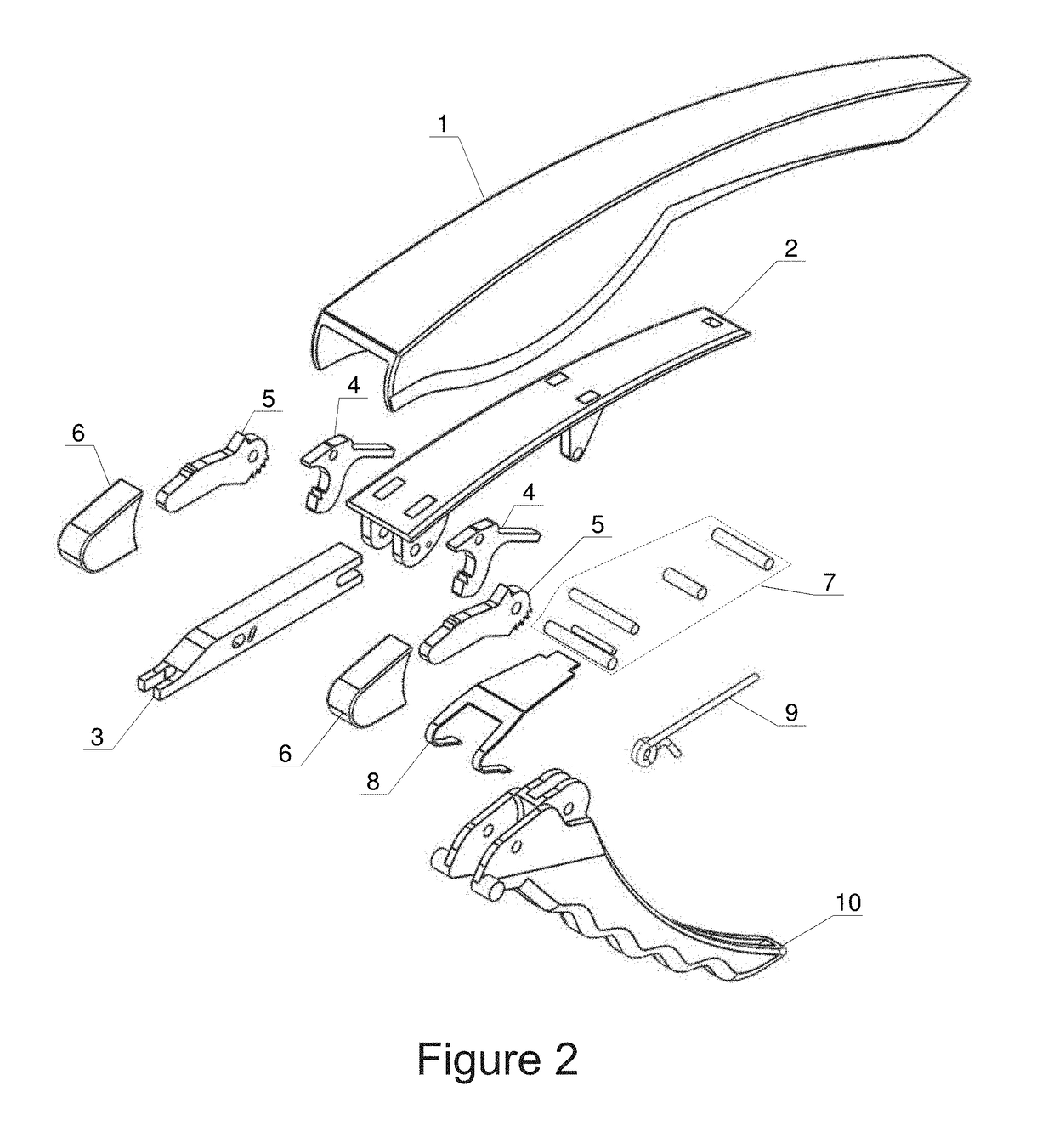 Pincers for the extraction of teeth and residual dental roots