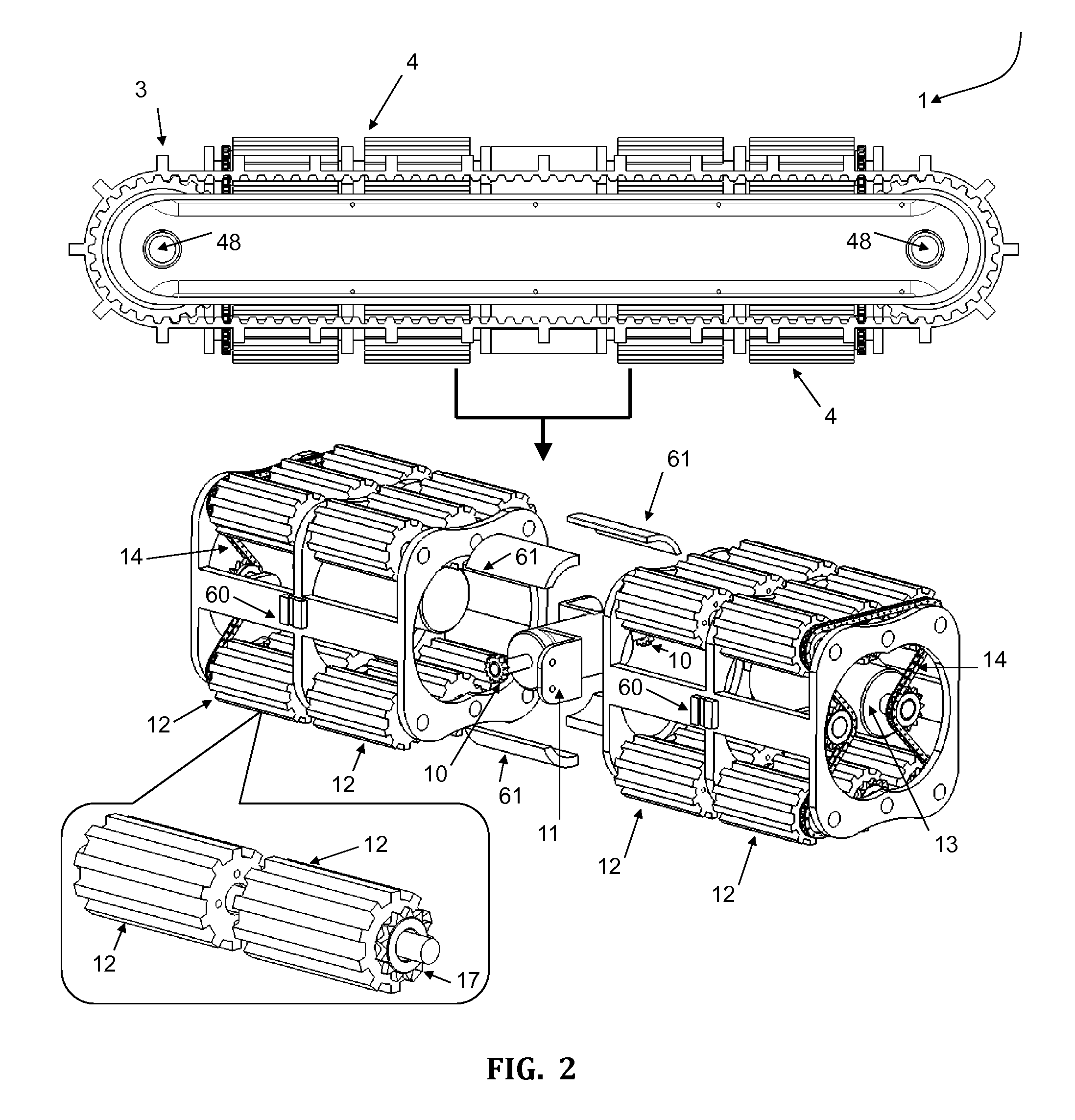 Mobile robot with hybrid traction and mobility mechanism