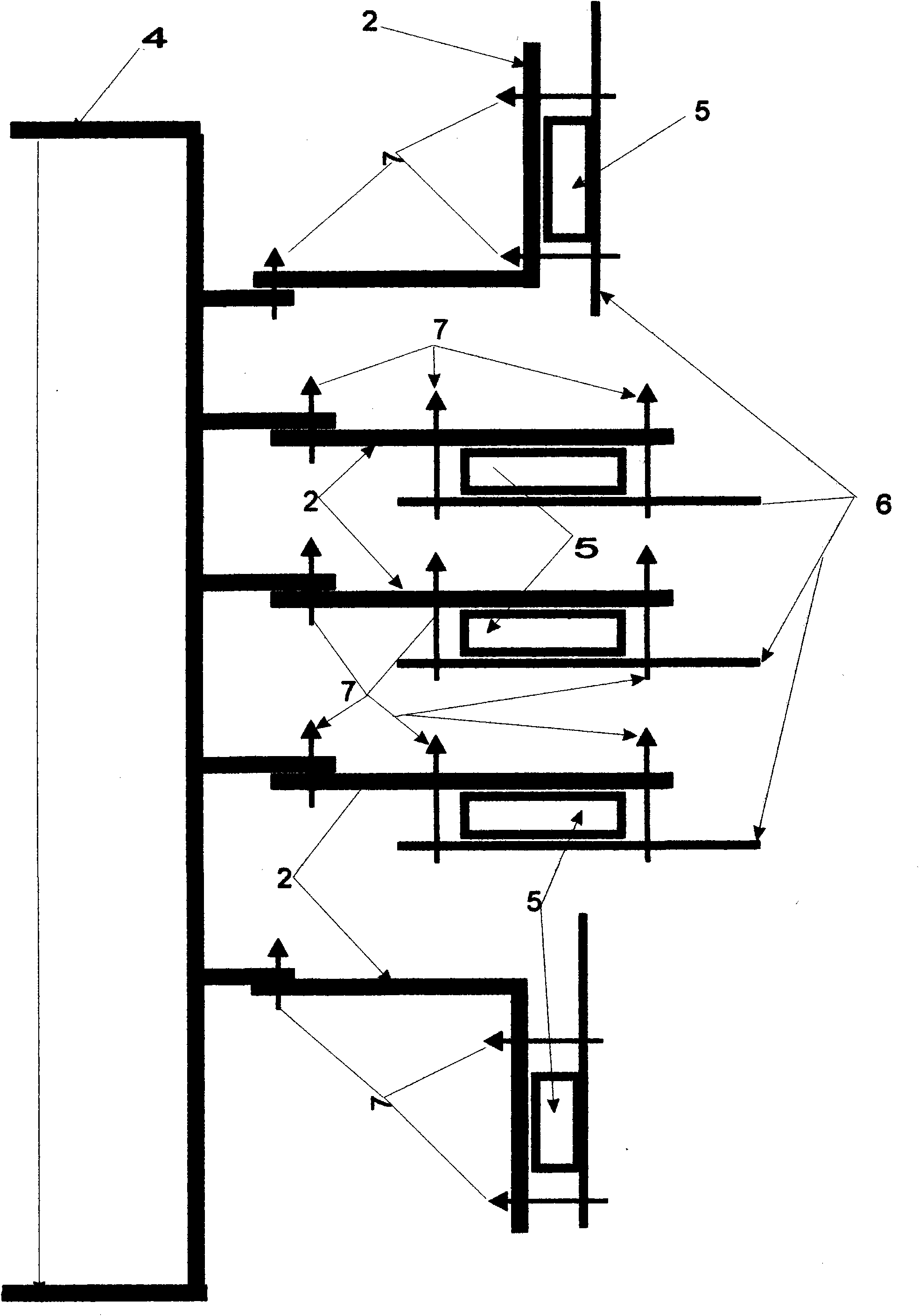 Kong-clan heat dissipation method