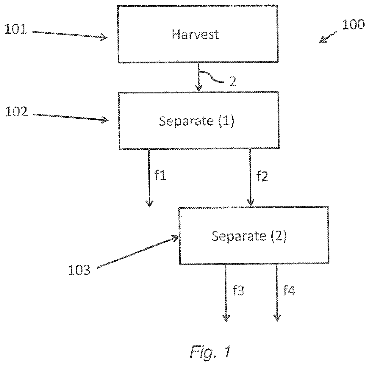 Method for Processing a Mix of Lignocellulose Fibers for the Production of a Bio-Based Composite