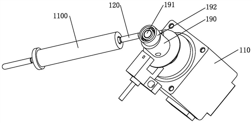 Push rod structure of upper thread clamping device and upper thread clamping device of embroidery machine