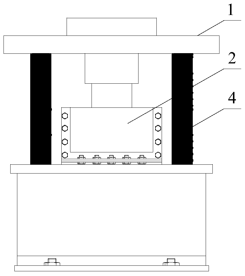 Vibration wave excitation device and method for studying influence on bearing deformation of filling material by mining