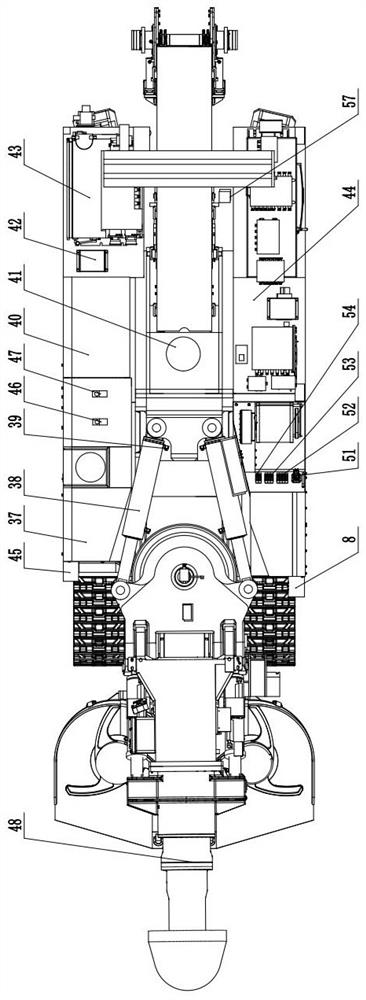 Intelligent cutting cantilever type tunneling robot for coal mine