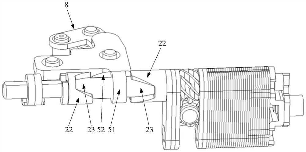 An electronic device and its driving mechanism