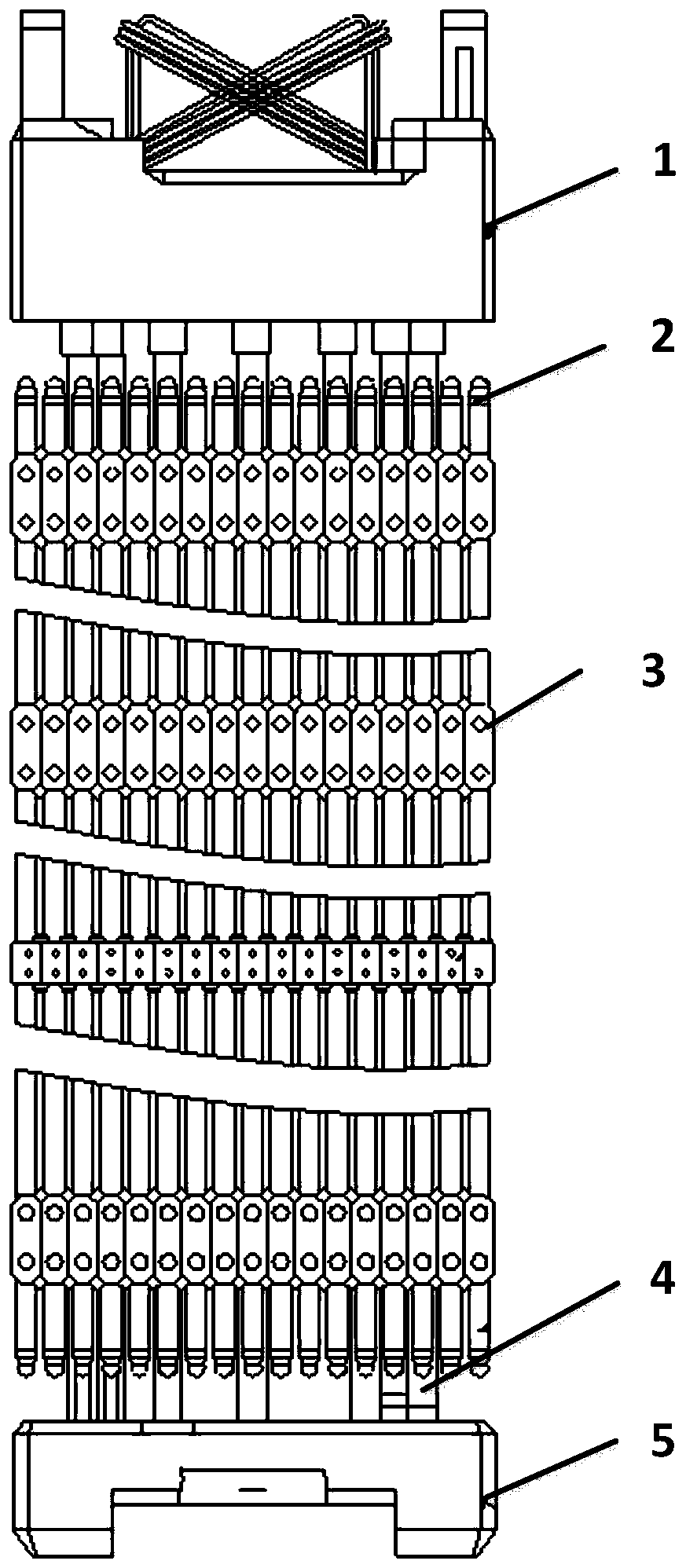 A composite fuel assembly, nuclear reactor core and assembly method