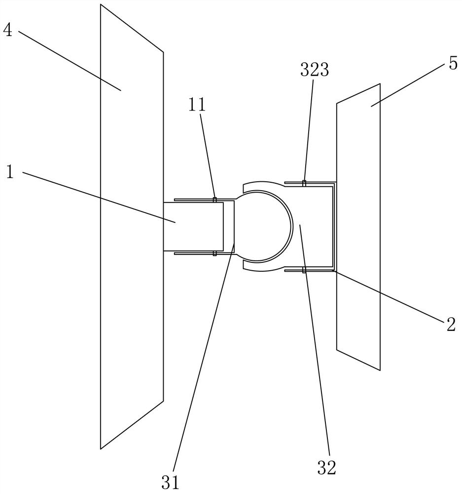 Adjustable veneer mounting structure