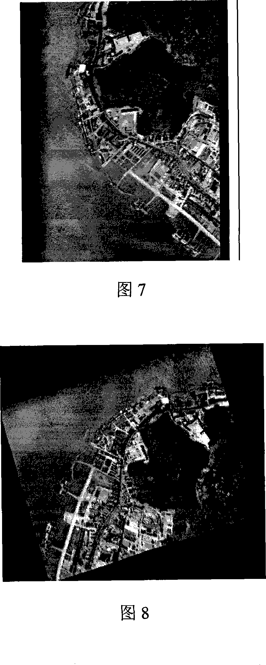 Navigation multiple spectrum scanner geometric approximate correction method under non gesture information condition