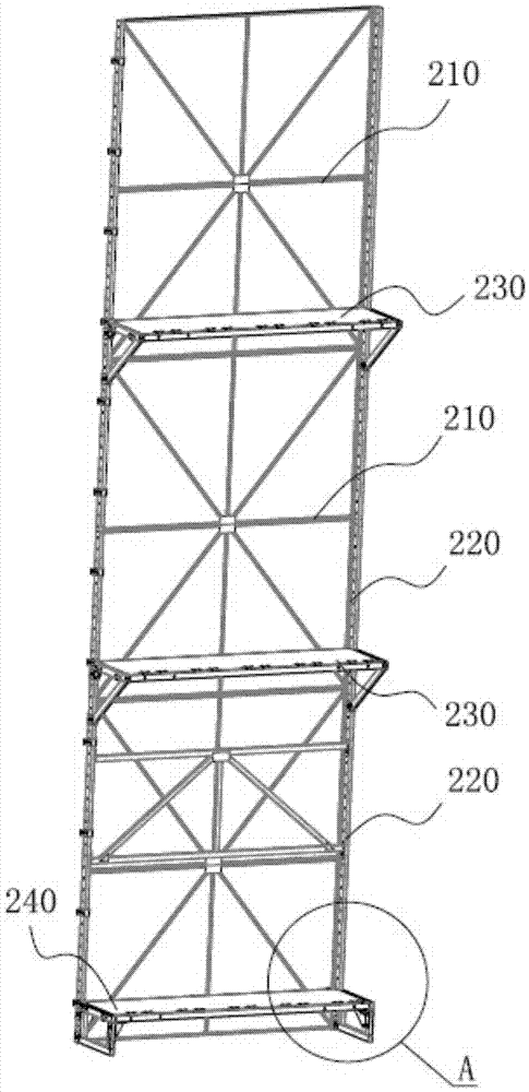 Rapid disassembling safety protection screen