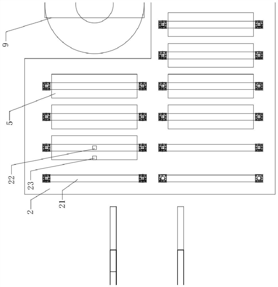 Intelligent driving feeding and discharging system for thin film industry