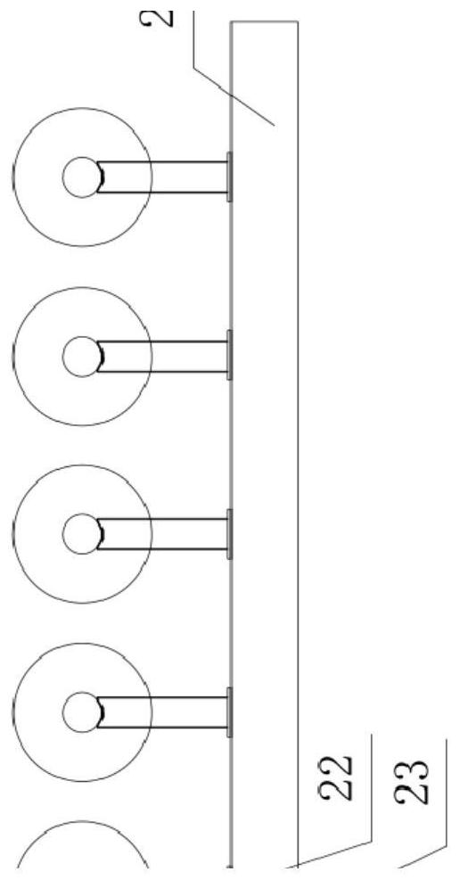 Intelligent driving feeding and discharging system for thin film industry