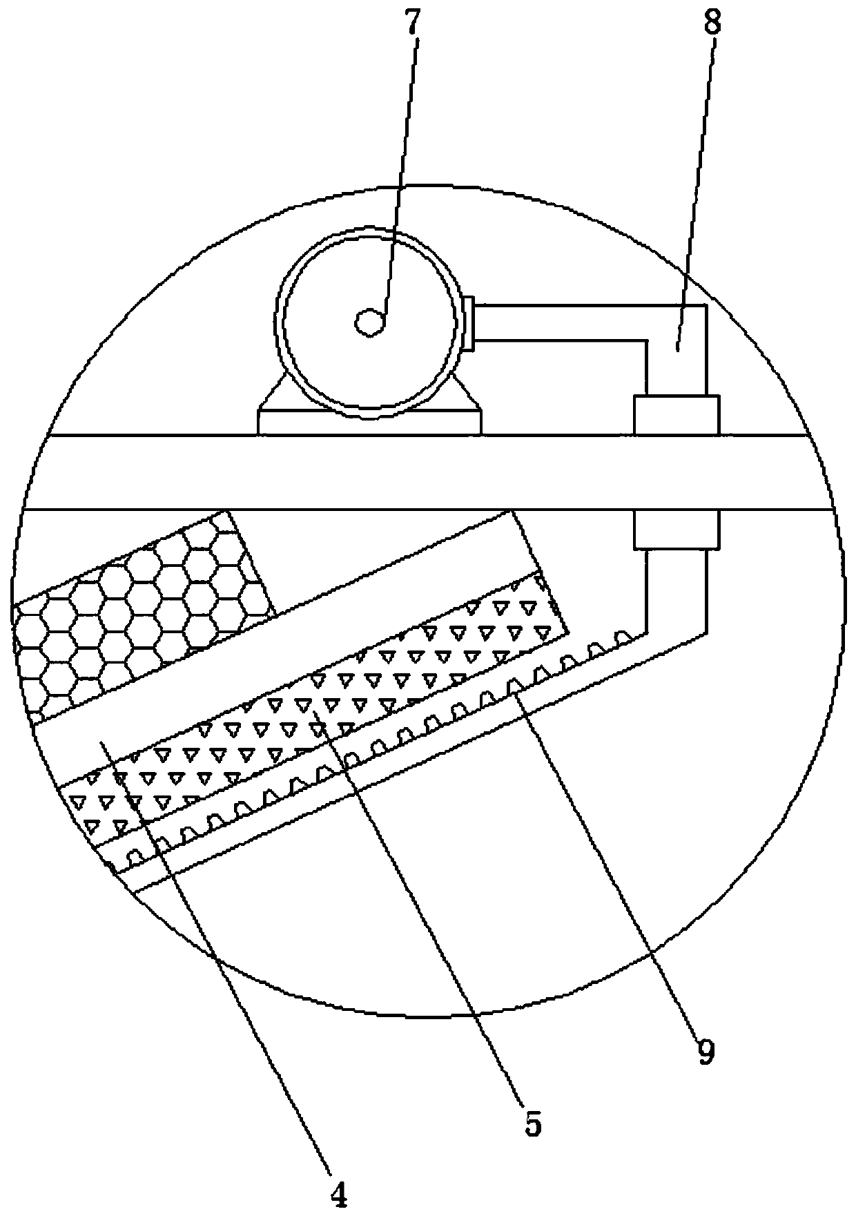 Zeolite membrane seawater desalination device