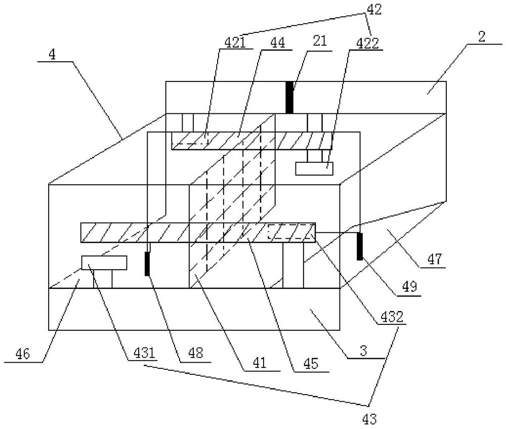 A solid-liquid separation device and septic tank with self-cleaning function