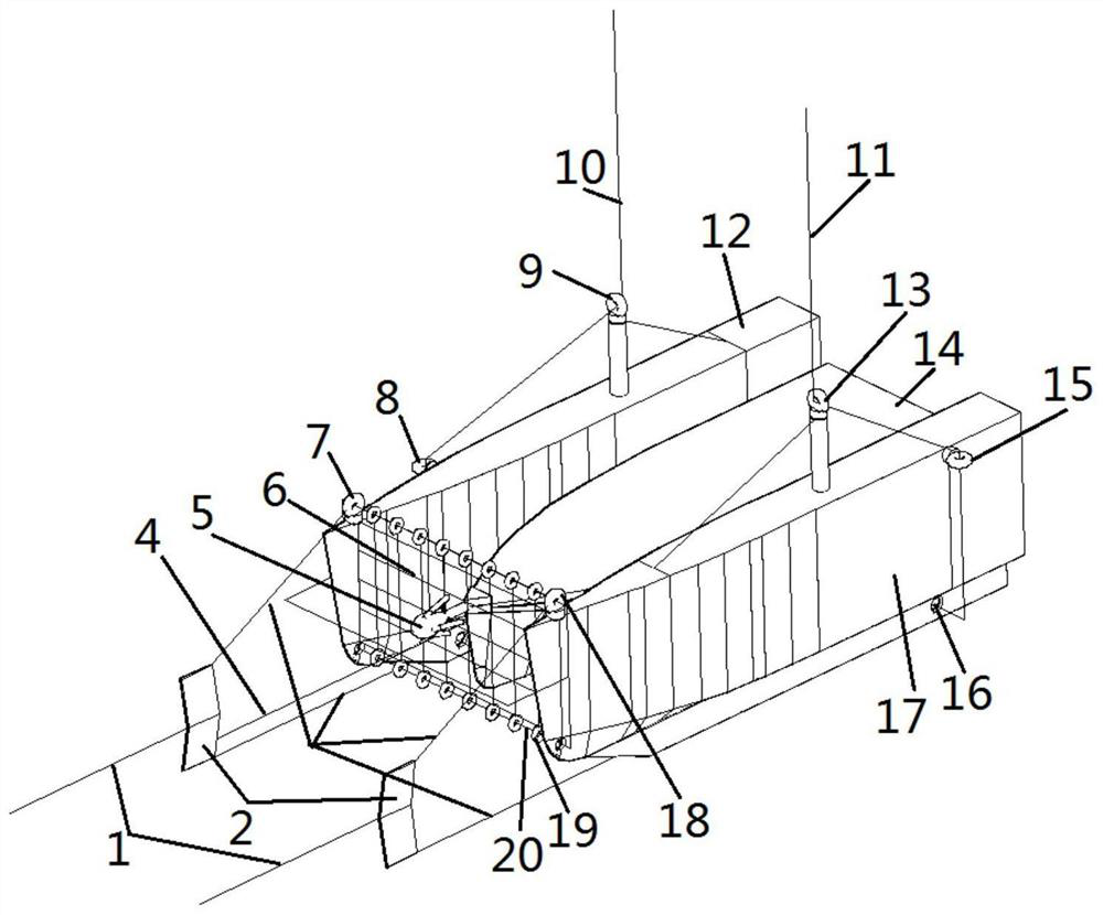 Sea condition self-adaptive laying and recovery device for rapid take-up and pay-off of unmanned ship