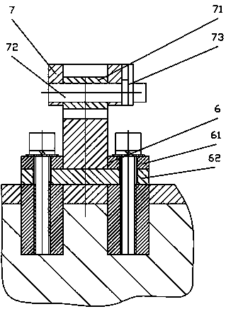 Rapid assembling and disassembling universal clamp for right angle surface planning processing