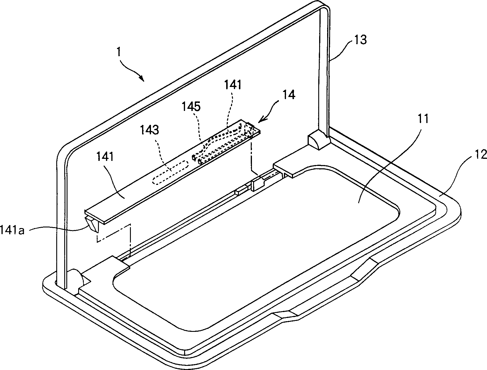 Dressing glass