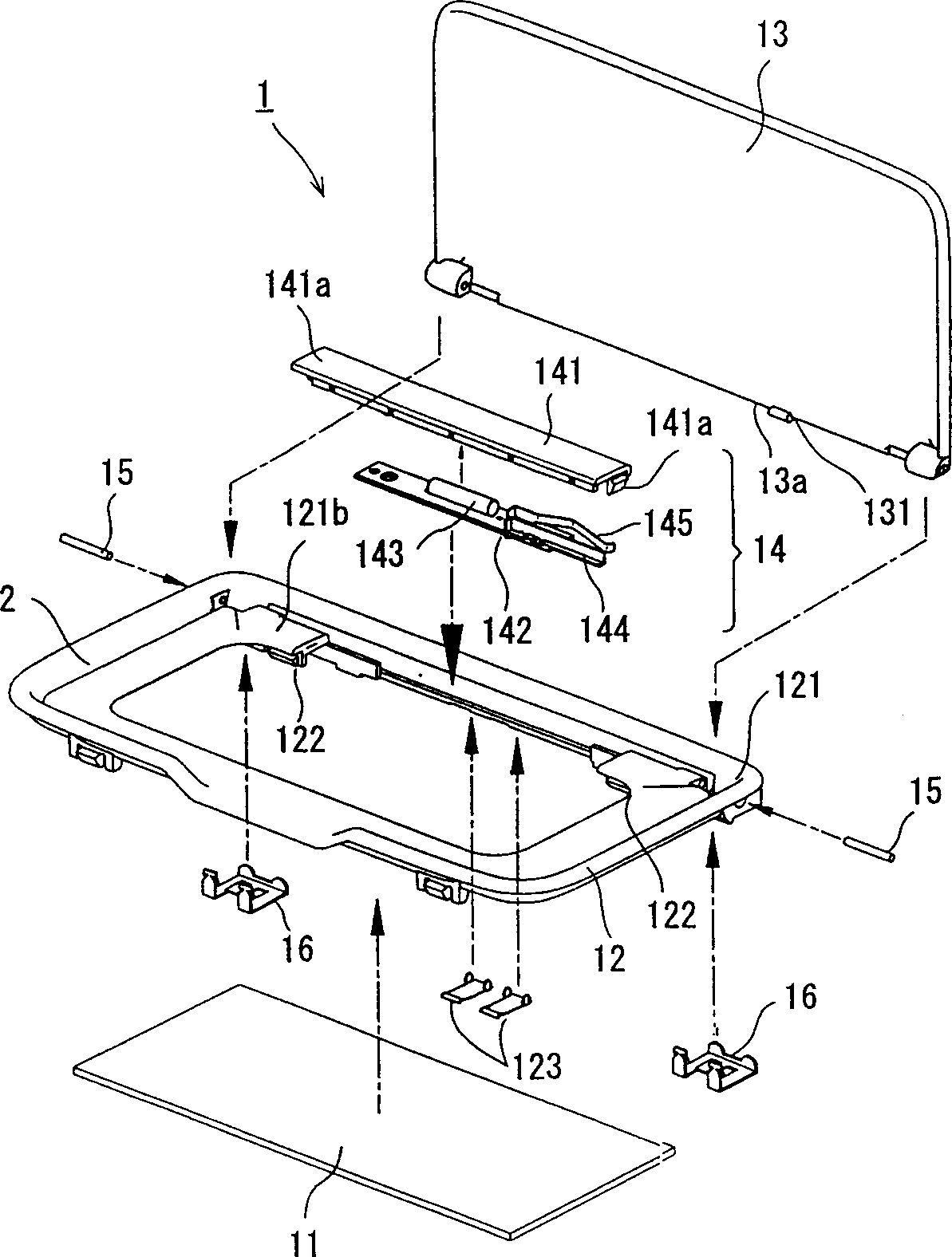 Dressing glass