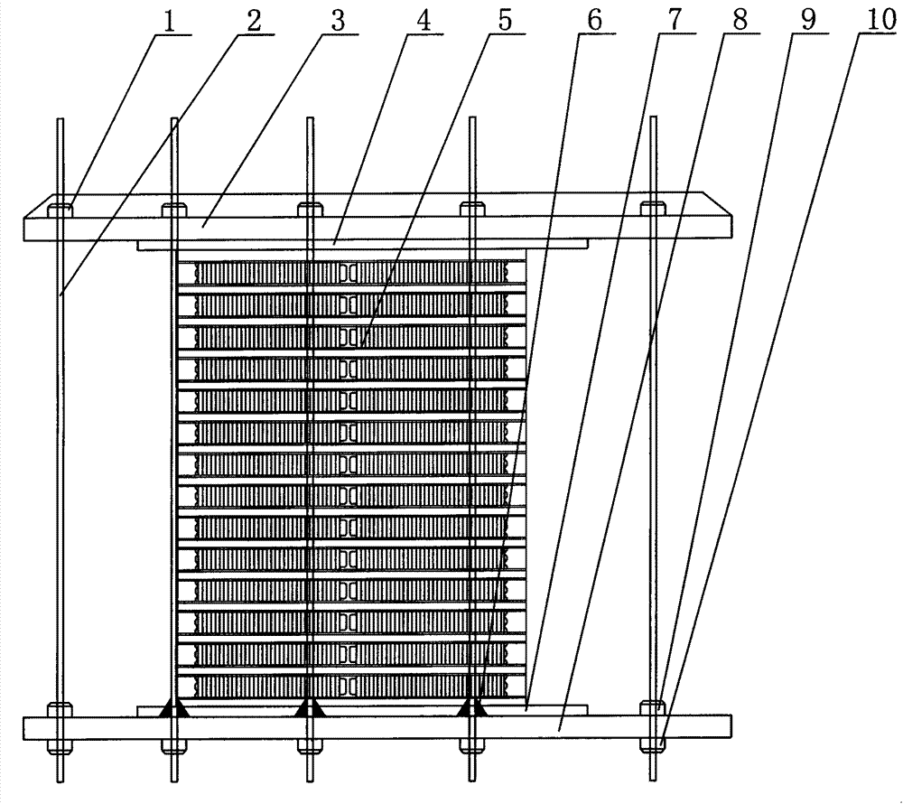 Small multi-assembly brazing clamping device