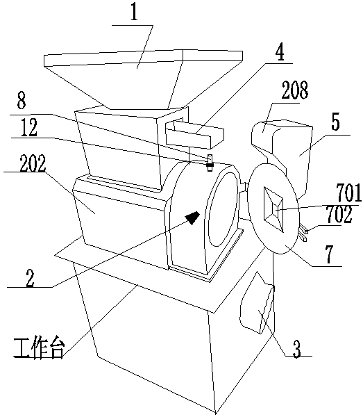 Self-cleaning pulverizer for processing high-quality heparin sodium