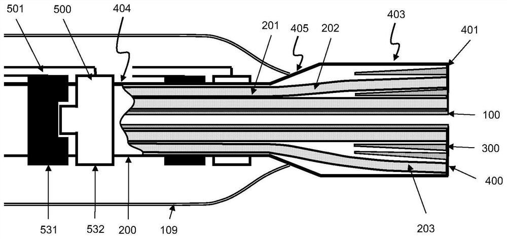 Laser ablation catheter with additional shock wave balloon