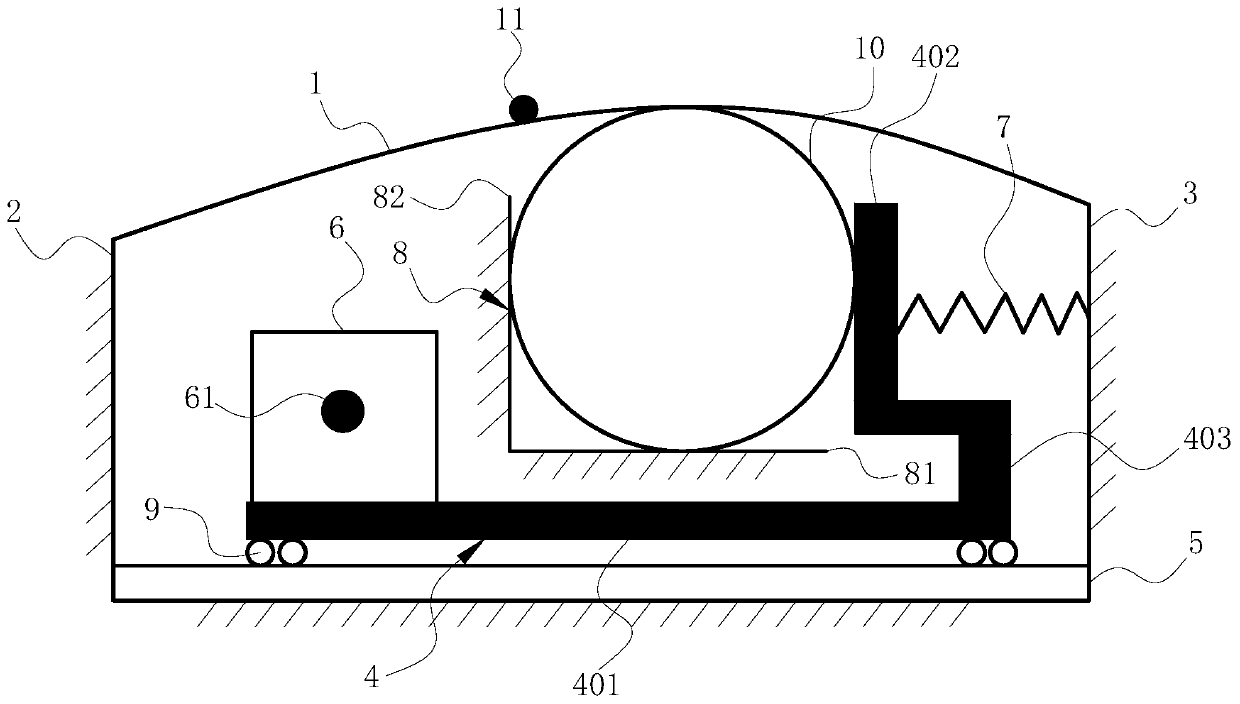 Tumor respiratory movement simulation platform and tumor position estimation method