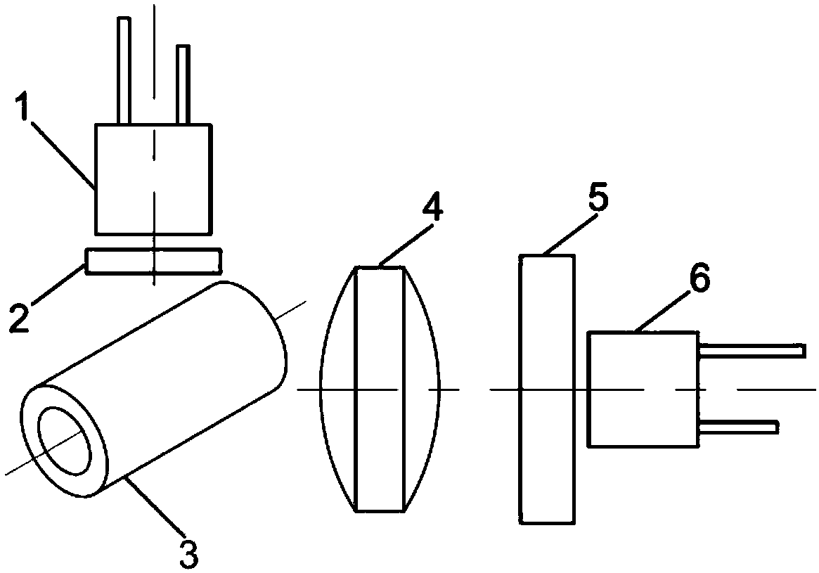 Aflatoxin optical derivatization device integrated fluorescence detector