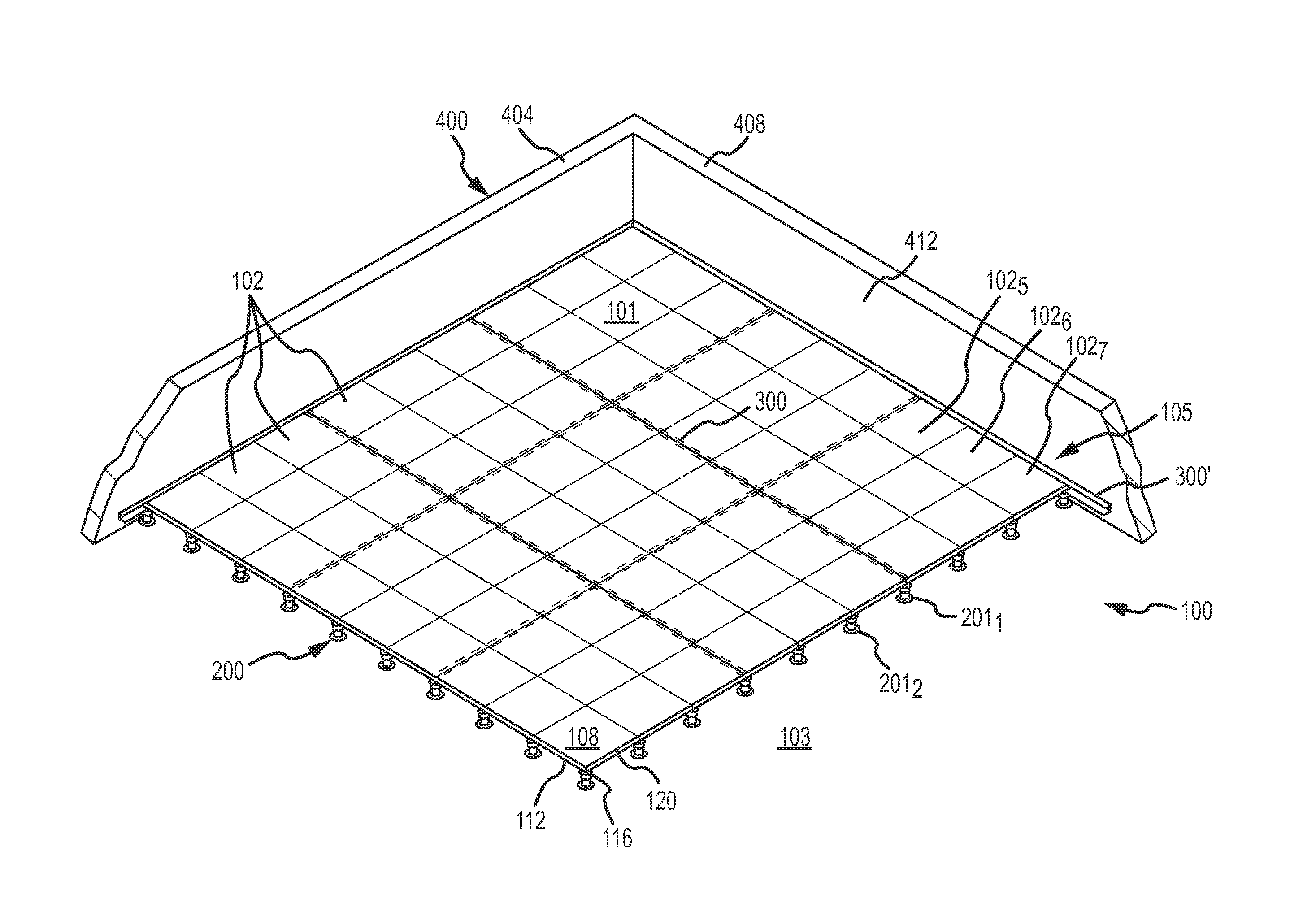 Field paver connector and restraining system