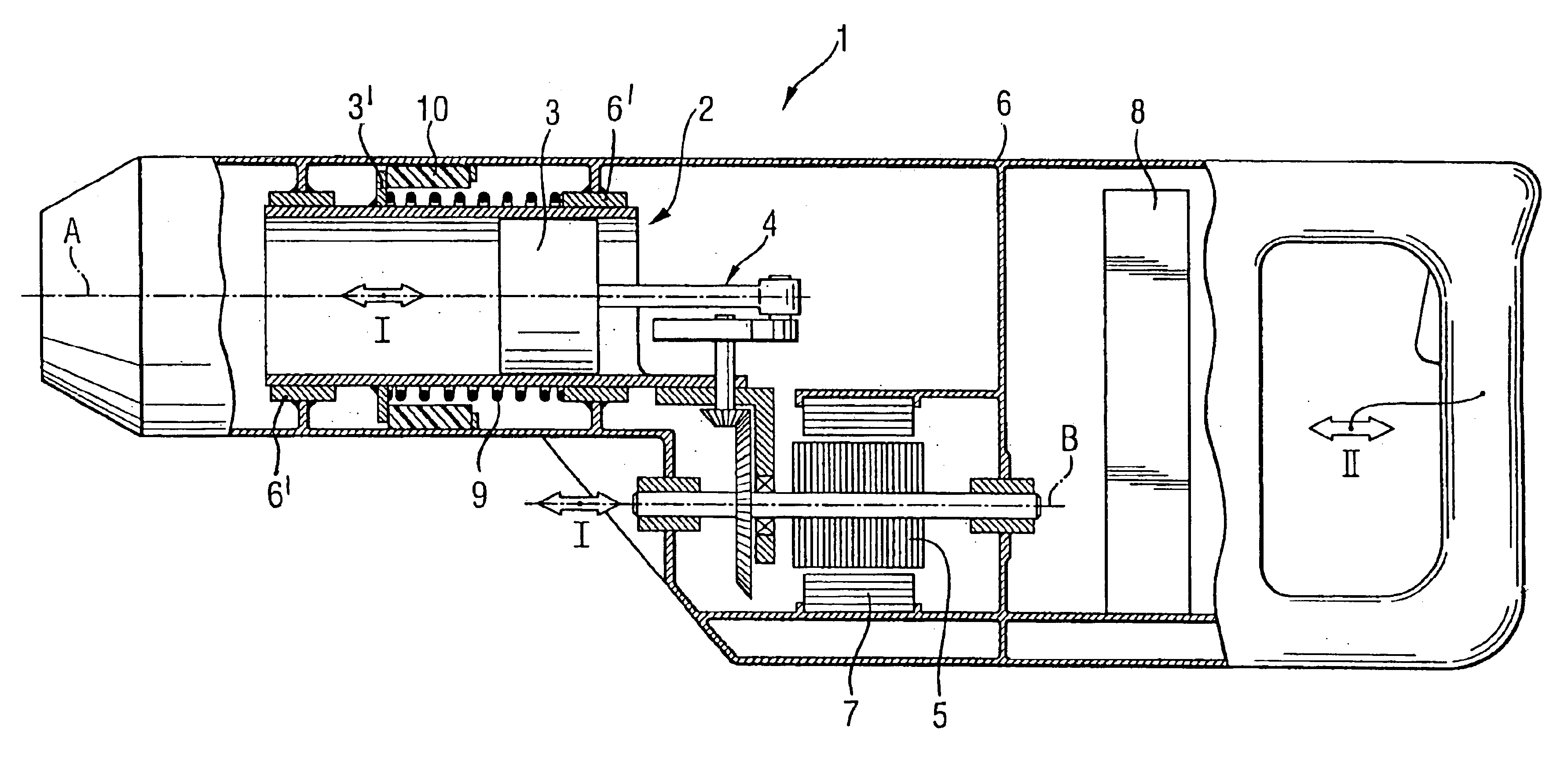 Percussion electrical hand-held tool