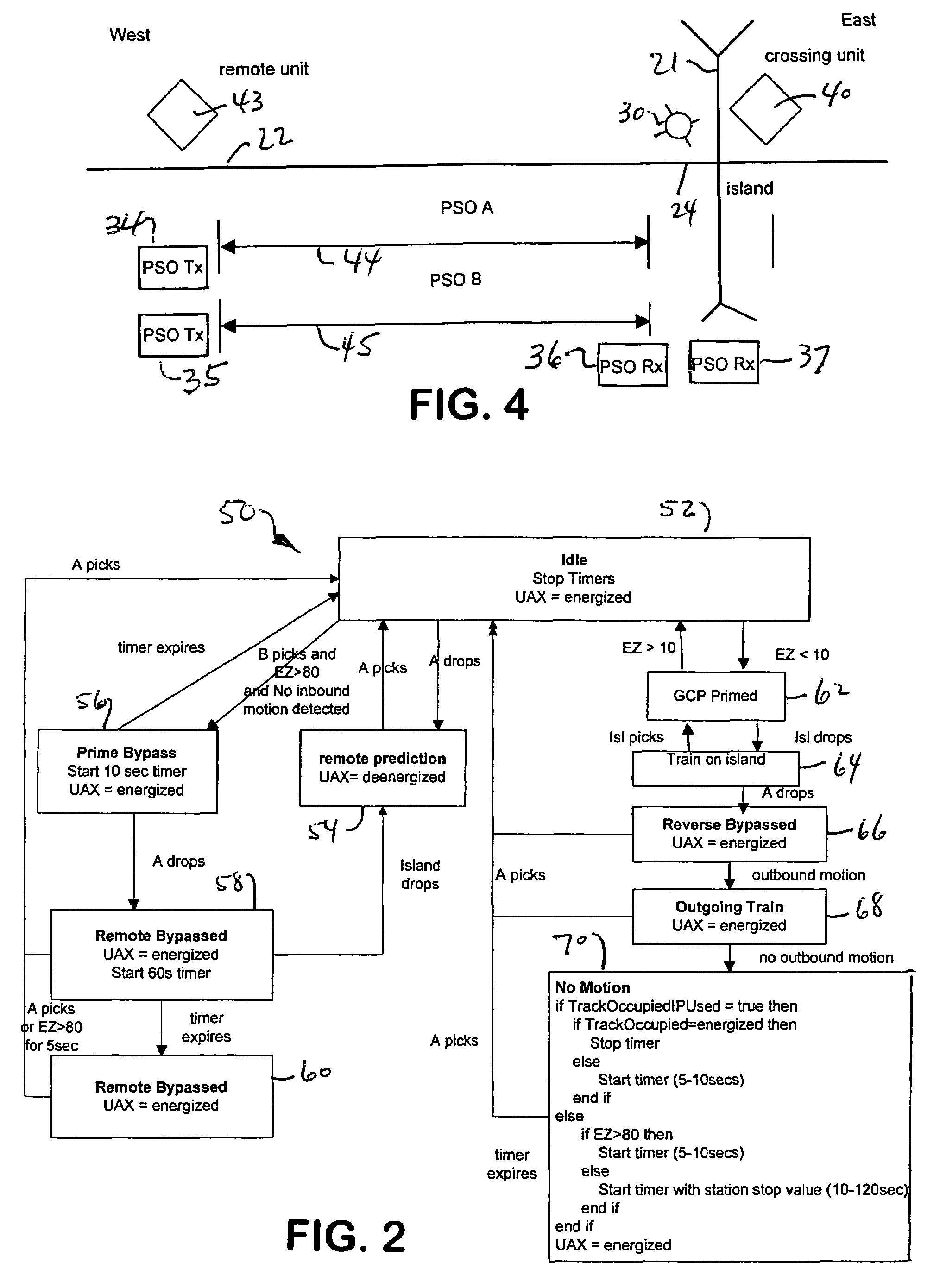 Apparatus and methods for providing relatively constant warning time at highway-rail crossings