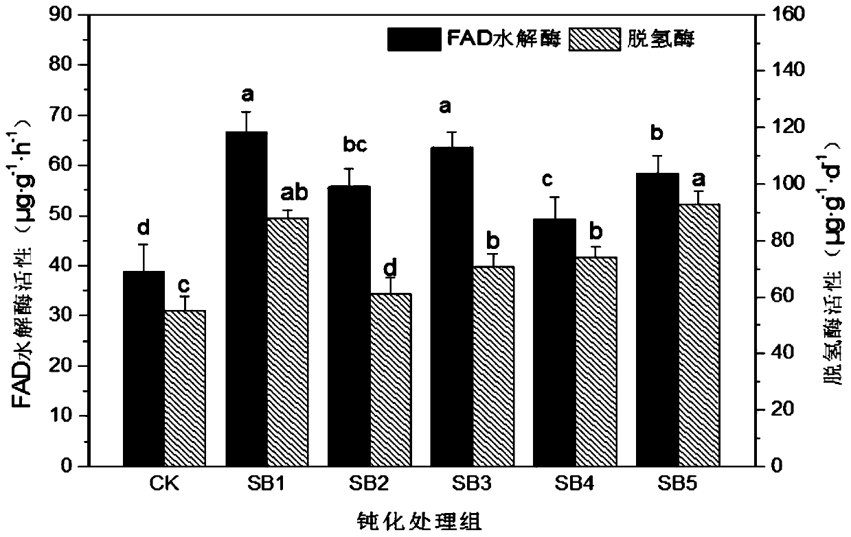 Passivation remediation method for uranium-cadmium composite contaminated soil