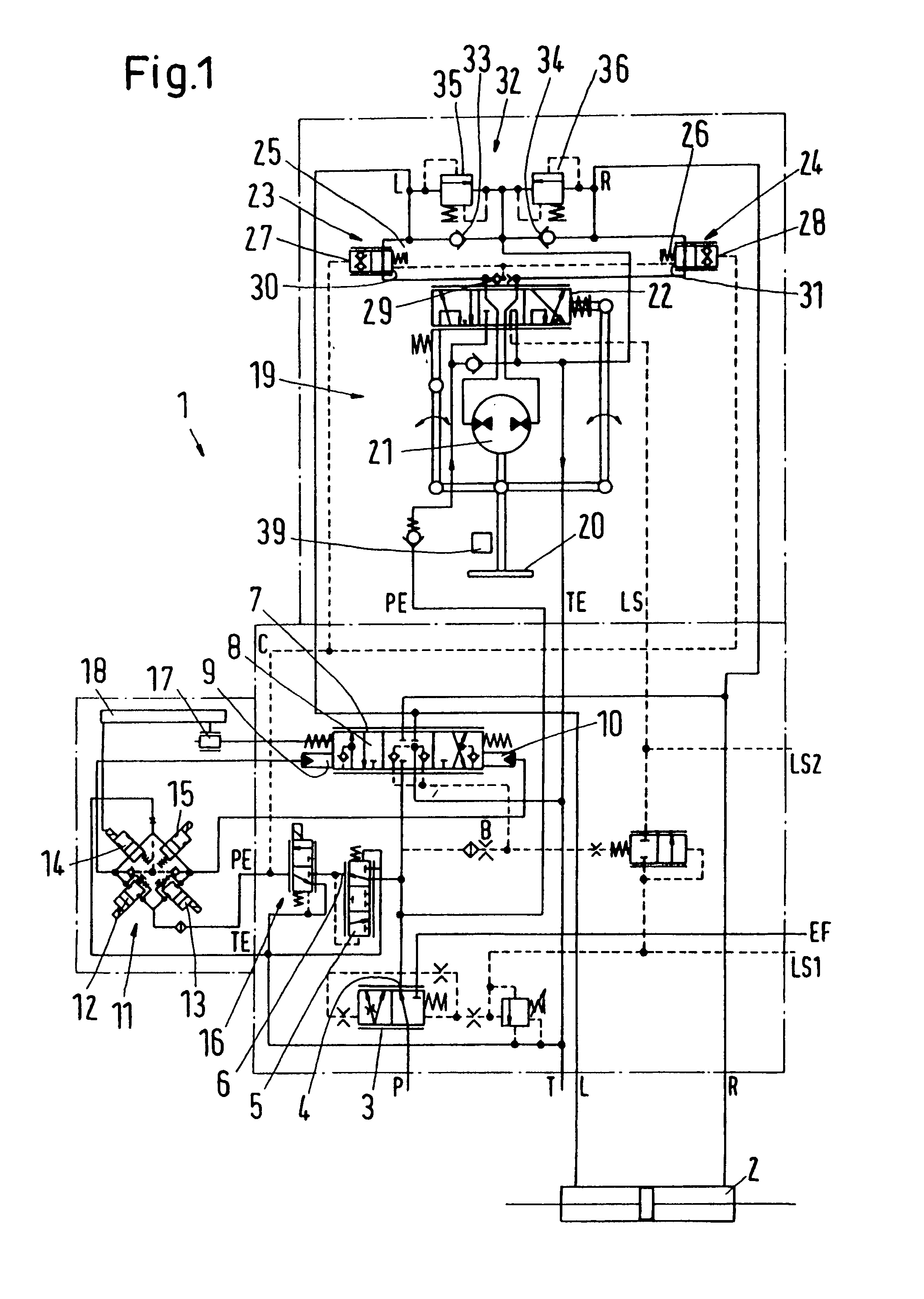 Hydraulic steering