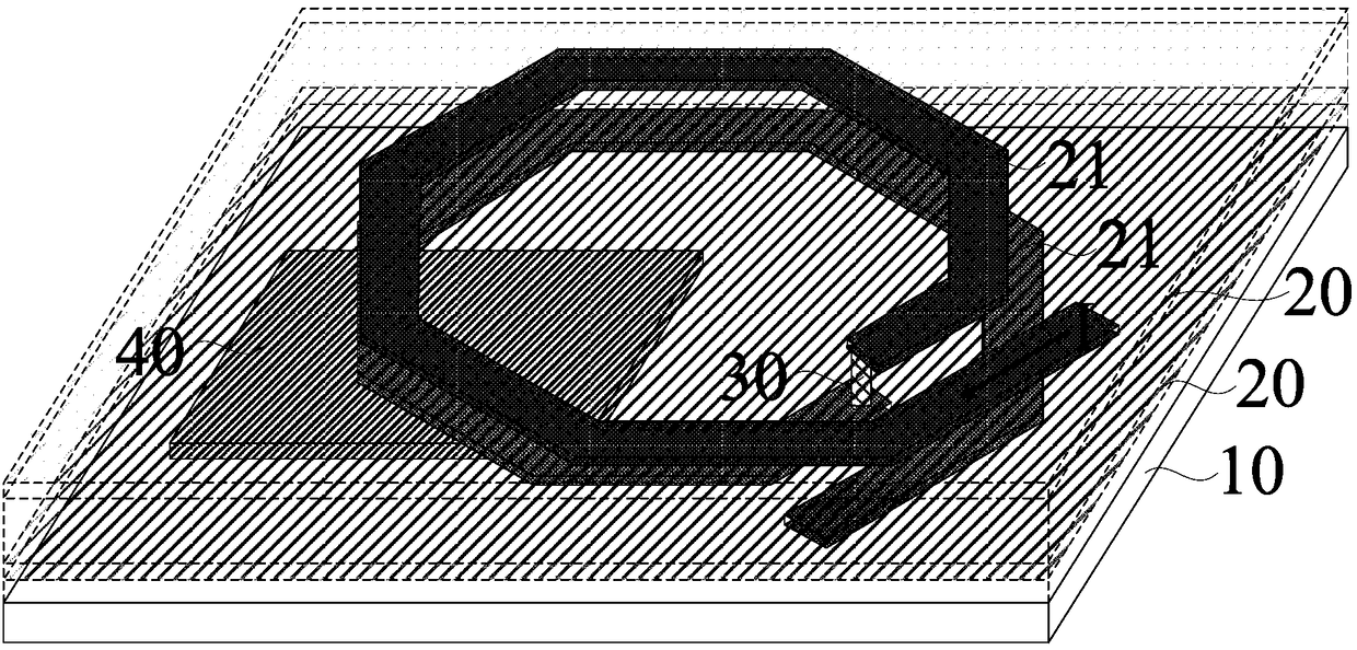 Inductor stacking structure