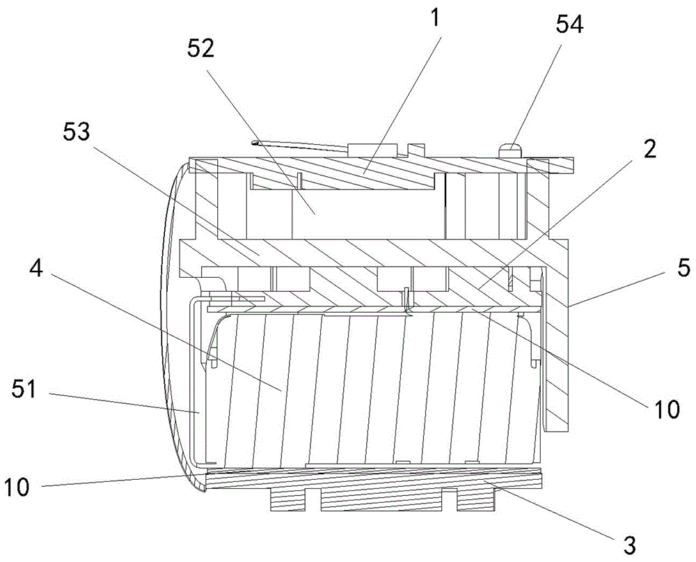 Earphone core structure of earphone