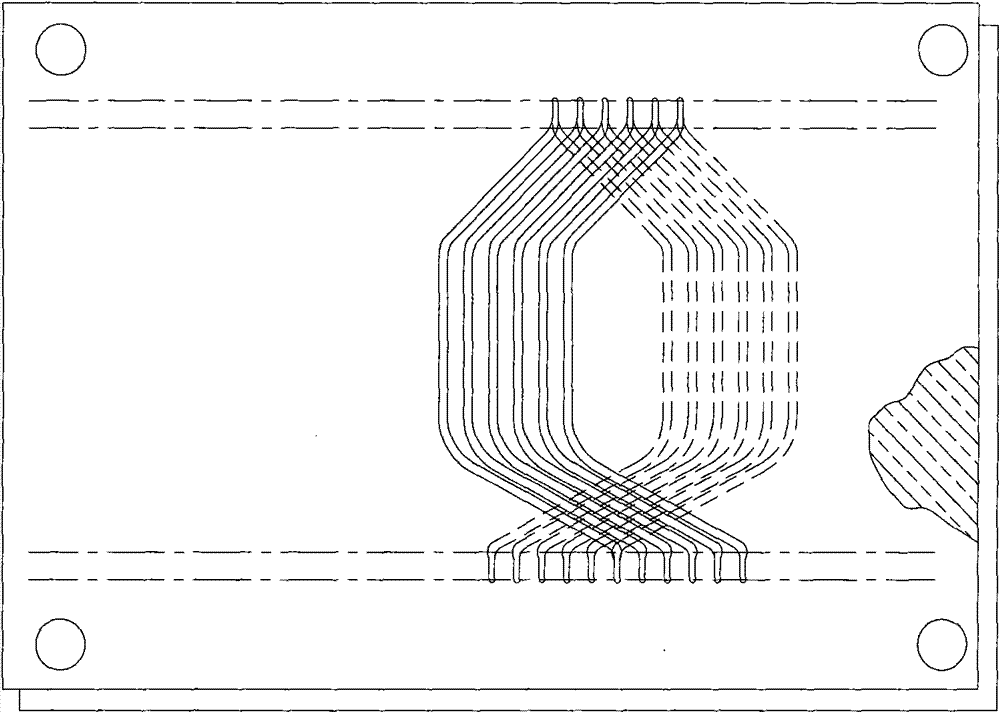 Iron core-free winding device