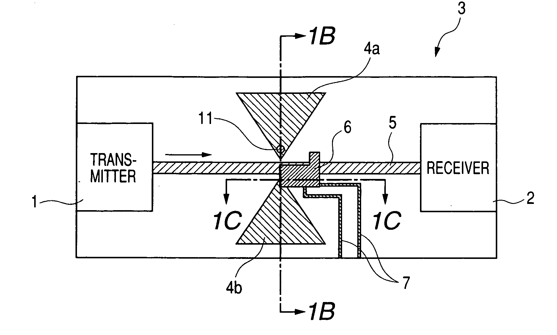 High frequency electrical signal control device and sensing system