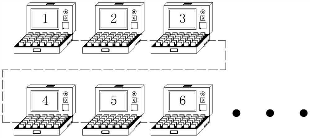 Portable personal dose monitoring system and device based on sharing mode