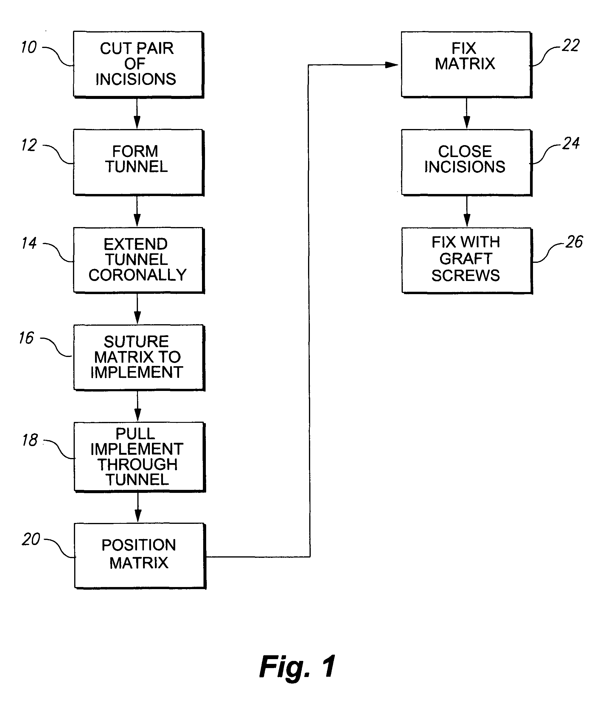 Tunneling method for dental block grafting