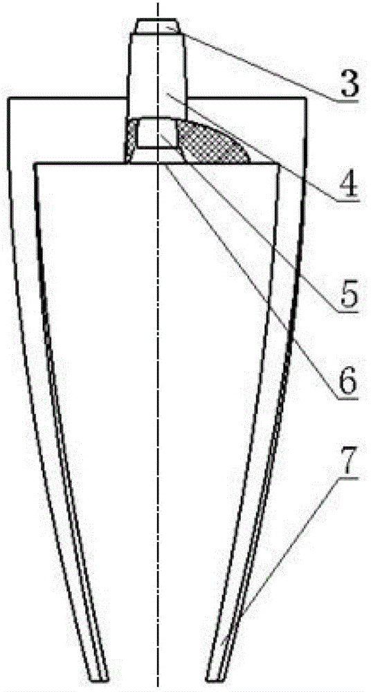 Opposite-rotation-direction combined rotor in heat exchange tube