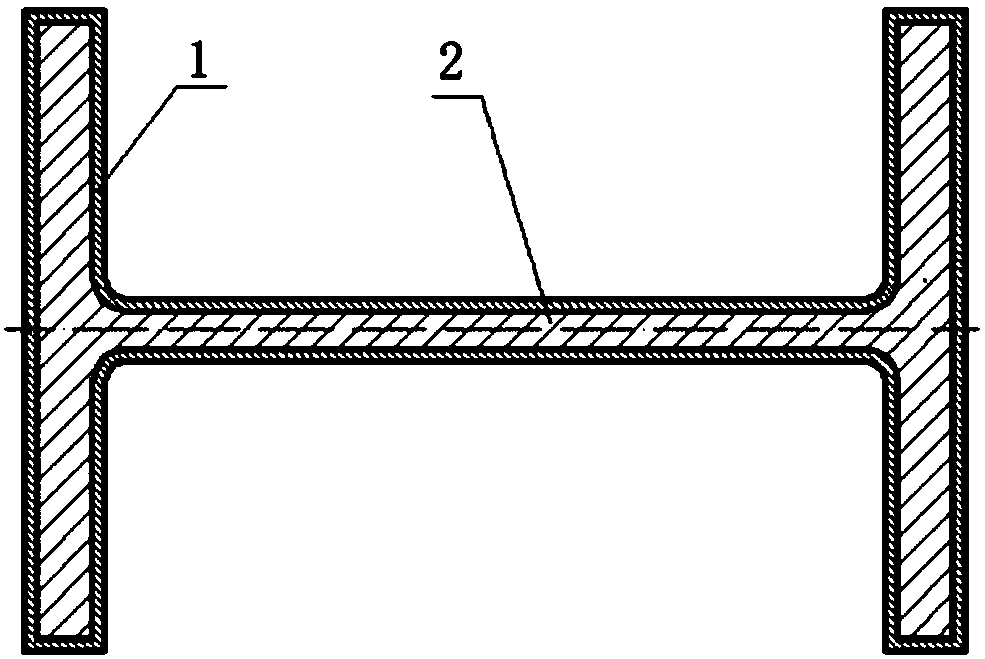 Short-process production method for corrosion resisting structure steel