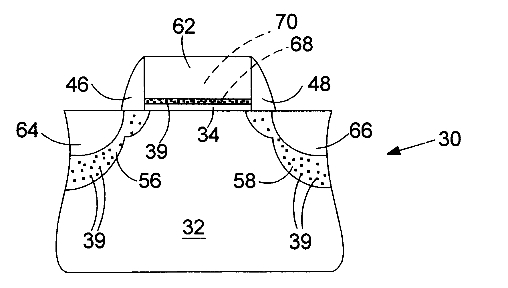 Metal gate electrode using silicidation and method of formation thereof