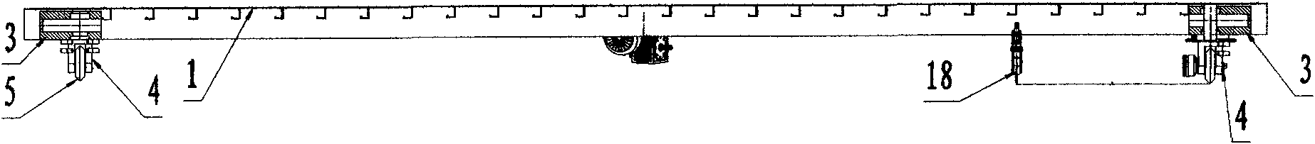 Orthogonal walking mode self-carrying tray device and purpose thereof