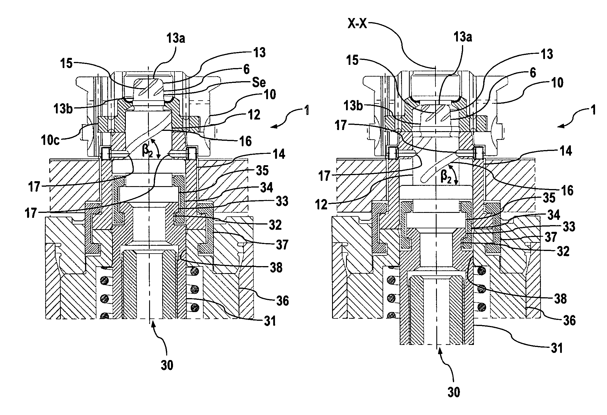 Process and equipment for the fabrication of glass containers with internally threaded neck